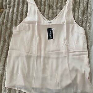 Pink Sleeveless Blouse